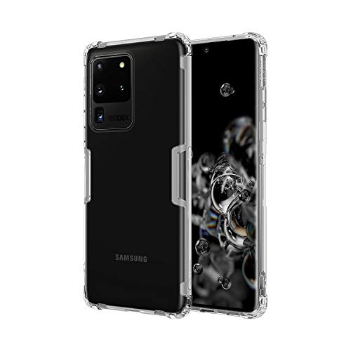 Nillkin Galaxy S20 Ultra S20 Ultra 5G Case - Crystal Clear Soft TPU Thickened Border Drop Resistance Protection  Anti-Scratch Cover for Samsung Galaxy S20 Ultra S20 Ultra 5G 6.9 inch  Clear