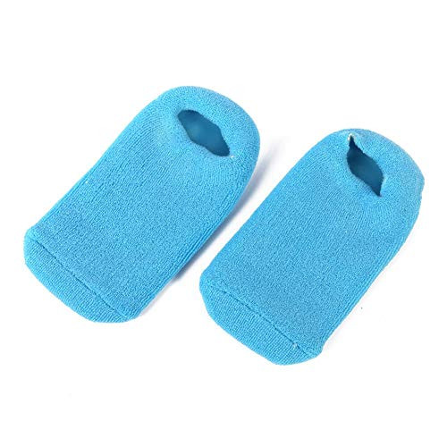 Luxsea Moisturizing Gel Socks Ultra-Soft Spa Socks Gel Lining Infused with Essential Oils and Vitamins for Repairing Dry Cracked Heels Rough calluses dry Feet Skin