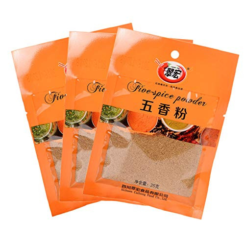 Chinese Five Spice  Traditional Asian Blend Seasoning  No Preservatives No MSG Mixed Spice Seasoning for Cooking Asian Style Dishes Cooking  Stir Fry  Barbecue  Soup  Hot Pot -3 Packs- -3-