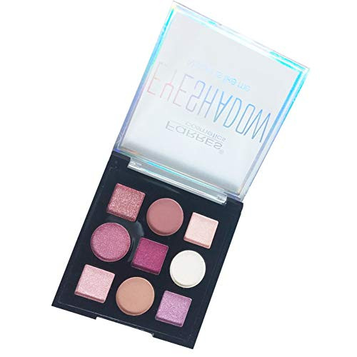ROPALIA 9-color diamond eye shadow tray Beginners recommend eye shadow palette Waterproof pearl gloss matte eye shadow
