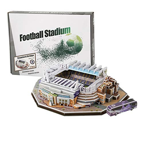 Feceyq 3D Puzzle The Stadium  Manchester United Old Trafford Stadium 3D Puzzle  Adult Child DIY Jigsaw Puzzle  Puzzle 3D Football Field Model  Bedroom  Office Decoration