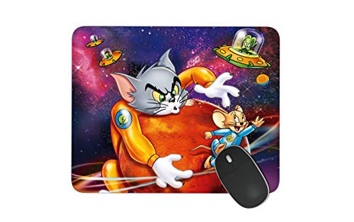 JNKPOAI Tom and Jerry Mouse Pad Non-Slip Square Mouse Pad for Office Souvenir Mouse Pad for Gife -Tom and Jerry-