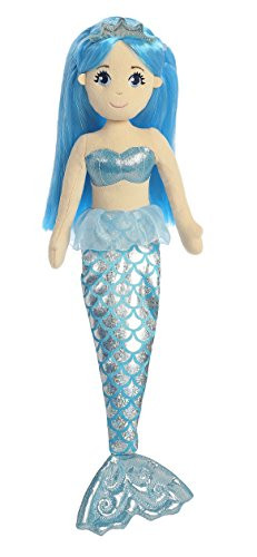 Aurora World Sapphire Sea Sparkles Mermaid Plush