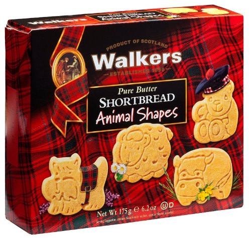 Walkers Shortbread Animal Shapes, 6.2-Ounce Boxes (Pack of 6)