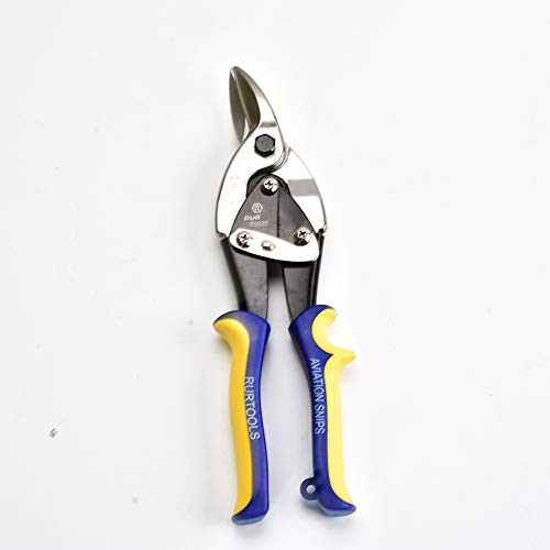 Tin Aviation Snips Cutting Tools Set 10 inch Snippers Steel Sheet Metal Cutters -left-