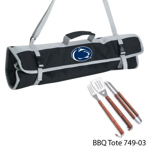 NCAA Penn State Nittany Lions 3-Piece BBQ Tool Set With Tote