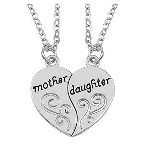 CARDEON 2pcs Gift for Daughter Mom Matching Heart Pendant Jewelry Mother Daughter Necklace Mothers Day Gifts for Mom Birthday Gifts CARDEON 2pcs Gift for Daughter Mom Matching Heart Pendant Jewelry Mother Daughter Necklace Mothers Day Gifts for Mom Birthday Gifts