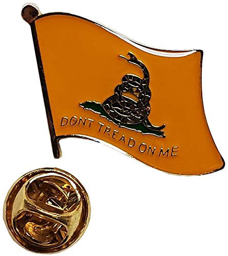 Trade Winds Wholesale Pack of 6 Gadsden Don t Tread On Me Motorcycle Bike Hat Cap Lapel Pin