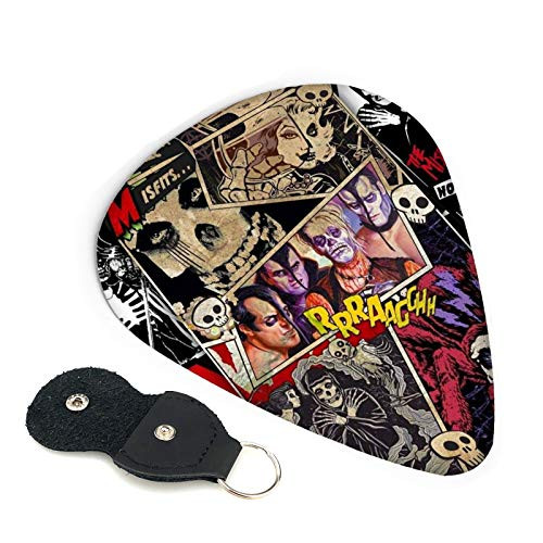 Misfits Guitar picks  bass guitars  acoustic guitars  bass and electric guitars  and acoustic guitar gifts 6PACK 0.96mm