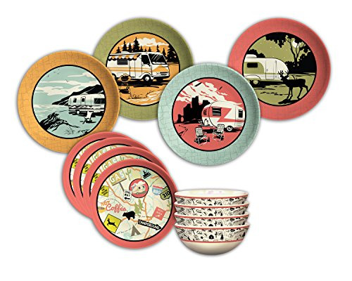 Camp Casual CC-001 12-Piece Dish Set
