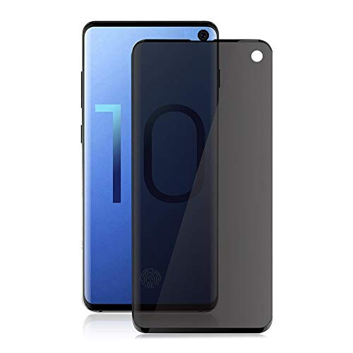 Galaxy S10 Privacy Screen Protector  Welmax -No Bubbles- -Case Friendly- -Full Coverage- -3D Touch- Premium Tempered Glass Screen Protector for Samsung Galaxy S10