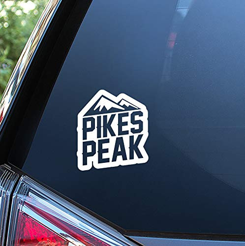 Lplop Cut Sticker Pikes Peak Sticker - 5 Inches Vinyl Decal - Set of 2 Car Laptop Phone Tablet Vinyl Decal Sticker