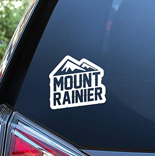 Lplop Cut Sticker Mount Rainer Sticker - 5 Inches Vinyl Decal - Set of 2 Car Laptop Phone Tablet Vinyl Decal Sticker