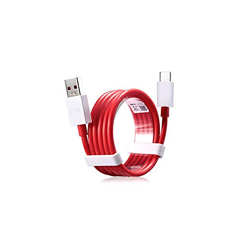 KUNNV for OnePlus 8 Pro Wrap Charging Cable USB Type C Cable for OnePlus 6T Dash Charging Cable Rapid Data Syncing Rubber Coating Fast Charger Cable for OnePlus 8 7T 7 Pro 6T 5 5T 3 3T Red -5ft-