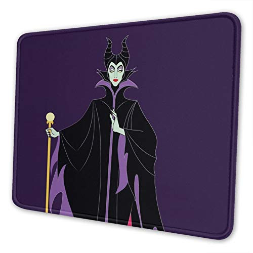 Maleficent Mouse Pad Gaming Mouse Pad Non Slip Neoprene Base with Stitched Edge Computer Pc Mousepad for Home Office