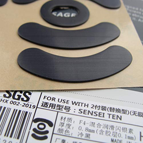 Huluda 2 Sets Hotline Games Mouse Feet Mouse Skates for Sensei Ten Mouse
