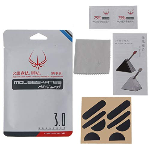 Huluda 2 Set Hotline Games 0.8mm Mouse Feet Mouse Skates for MX Master 3 Mouse