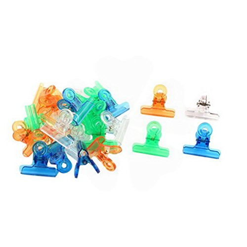 School Stationery Spring Loaded Documents Binder Clip Clamp 24 Pcs by Ucland