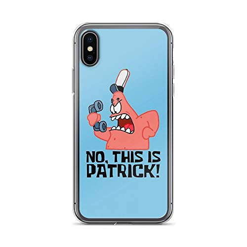 iPhone X XS Pure Clear Case Cases Cover No  This is Patrick! - Spongebob