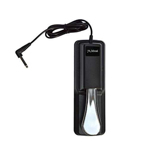 Exceart Universal Sustain Pedal for Keyboard Digital Piano Foot Pedal for Electric Piano Keyboards -Black- Exceart Universal Sustain Pedal for Keyboard Digital Piano Foot Pedal for Electric Piano Keyboards -Black-