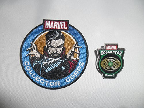 Funko Doctor Strange Patch and Doctor Strange Eye of Agamotto Pin 2016
