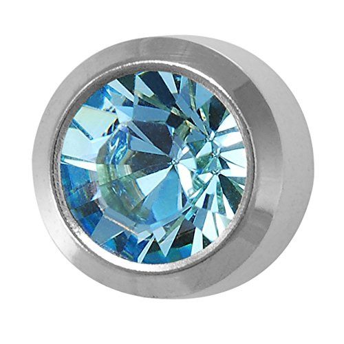 Studex March Aquamarine Regular 4mm Stainless Steel Bezel Setting Ear Piercing Stud Earrings Birthstone Studex March Aquamarine Regular 4mm Stainless Steel Bezel Setting Ear Piercing Stud Earrings Birthstone
