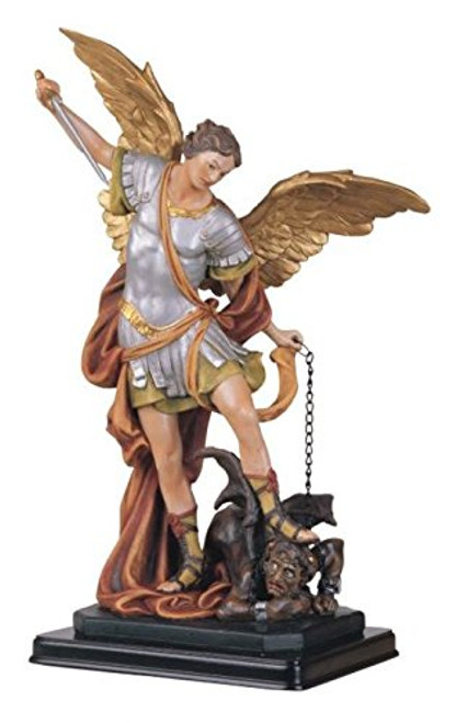 George S. Chen Imports SS-G-212.04 Saint Michael the Archangel Holy Figurine Religious Decoration, 12" George S. Chen Imports SS-G-212.04 Saint Michael the Archangel Holy Figurine Religious Decoration, 12"