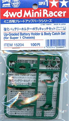 Tamiya 4WD Mini Racer Battery Holder Body Catch Set for Super 1 Chassis  15204