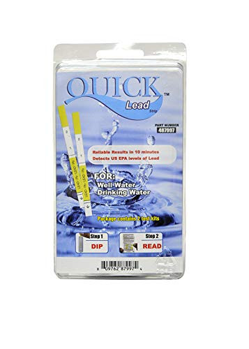 Industrial Test Systems WaterSafe 487997 Lead Water Test Strip  10 Minutes Test Time -Pack of 2-