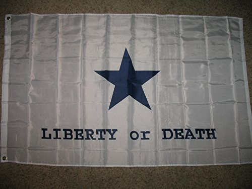 3X5 Liberty Or Death Texas Battle Flag Star Flag 3 X5  Banner Grommets