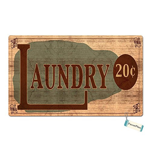 FavorPlus Laundry Funny Entrance Custom Doormat Door Mat Machine Washable Rug Non Slip Mats Bathroom Kitchen Decor Area Rug 15.7X23.6 Inch