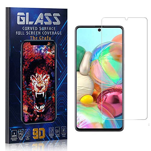 The Grafu Screen Protector for Galaxy A91  Tempered Glass  High Transparency Screen Protector for Samsung Galaxy A91  Bubble Free  Easy Installation  4 Pack