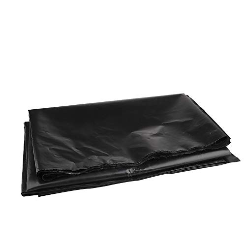 TiTa-Dong HDPE Pond Liner 4.96.5ft Black Heavy-Duty Impervious PVC Liner for Water Garden Pond Protection