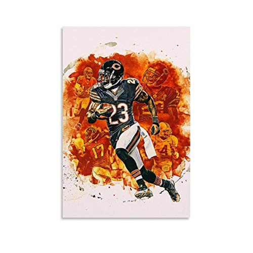 ERTYJ Sports Poster American Football Art Devin Hester Poster Decorative Painting Canvas Wall Art Living Room Posters Bedroom Painting 12x18inch-30x45cm- ERTYJ Sports Poster American Football Art Devin Hester Poster Decorative Painting Canvas Wall Art Living Room Posters Bedroom Painting 12x18inch-30x45cm-