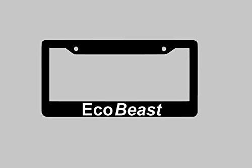 daoyiqi License Plate Frame Custom Text for Women Ecobeast Custom License Plate Frame Custom Tag Holder Ecoboost Eco Beast Accessories Car Tag Cover Frame Black 6X12 Inch
