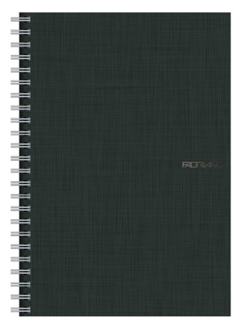 Fabriano EcoQua Notebooks Spiral Grid Black 5.8 in. x 8.25 in.