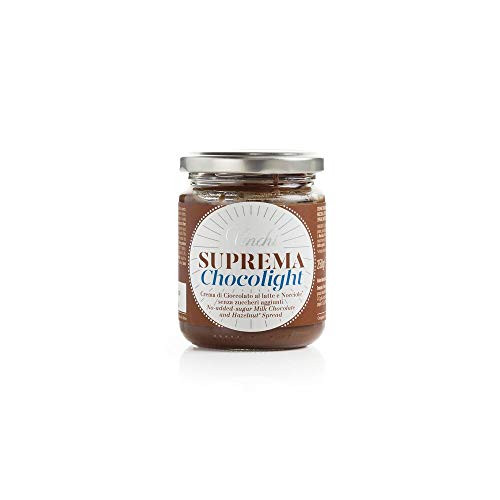 Venchi Suprema Chocolight No Sugar Chocolate Hazelnut Spread 8.81oz Venchi Suprema Chocolight No Sugar Chocolate Hazelnut Spread 8.81oz