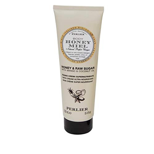 Perlier Honey Raw Sugar Bath Cream -8 fl. oz.- Perlier Honey Raw Sugar Bath Cream -8 fl. oz.-