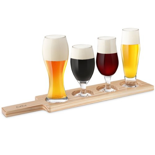 Final Touch Glass 6 Piece Beer Tasting Set