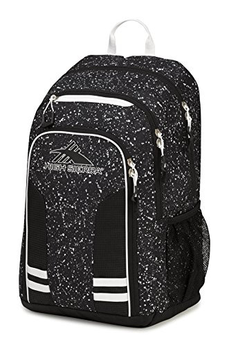 High Sierra Blaise Backpack, Speckle/Black/White