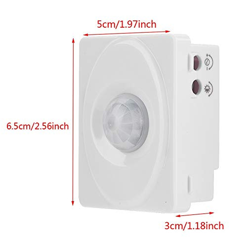 LED Wireless Motion Sensor Light Switch  Wall Sensor Switch  for Light Control  and  Delay Adjustment Motion-Activated Lighting