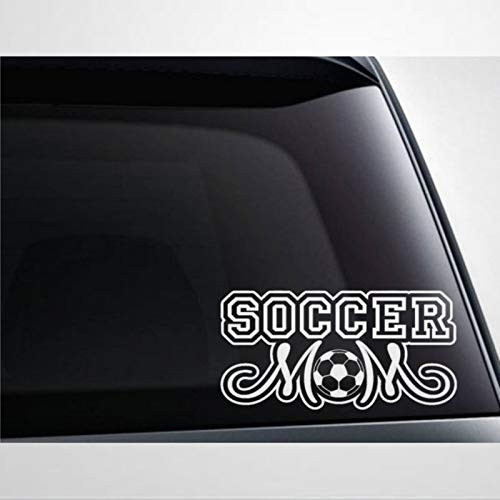 Soccer Mom Die Cars Decal Sticker  Vinyl Auto Decals  and  Decal Sticker for Bumper Trucks  Vans  Motorcycle  Window  Laptop  Computer  Cup  Mug  Bottle.