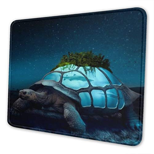 Tortoise Rectangle Non-Slip Rubber Mousepad Gaming Mouse Pad Square Mouse Mat for Desktops Computer Laptops