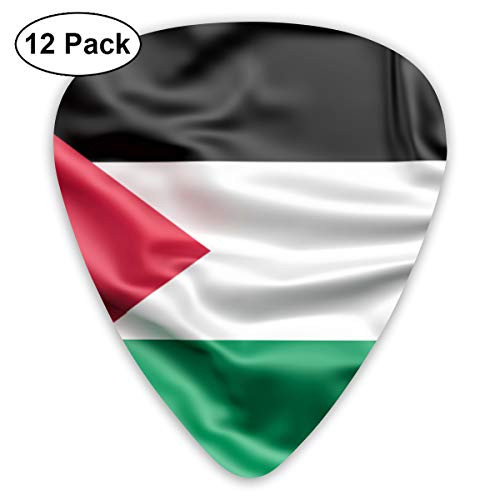 PDIYO Wave Palestine Flag Suitable for Electric Guitars  Acoustic Guitars  Guitar Selection£¨12 Pieces£.
