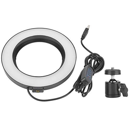 Aufee Video Fill Light  6Inch Photography Dimmable LED Video Live Studio Camera Ring Light LED Video Light LED Video Fill Lamp Photo Selfie Video Light