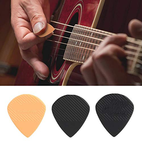 Yencoly Universal 0.96MM Guitar Picks  Plastic Non-Slip Pick Replacement  for Various Folk Guitar Sweeping