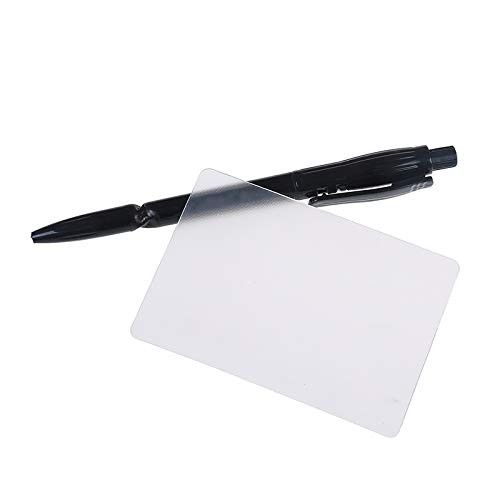 XIONGHAIZI 1pcs LUBORS Lens Card Perspective Distortion Close Up Street Magic Tricks Kids Tricky Gimmick Easy to Do for Beginner