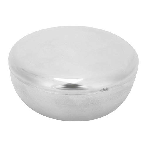 Men s Beard Shaving Bowl with Lid Shave Soap Cup Stainless Steel Soap Foam Mug Beard Hair Care Cup -01-
