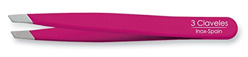 3 Claveles 12278 Tweezers Tweezers Slanted  Stainless Steel 9 cm