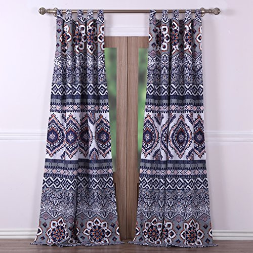 Greenland Home Medina Saffron Window Panel Pair